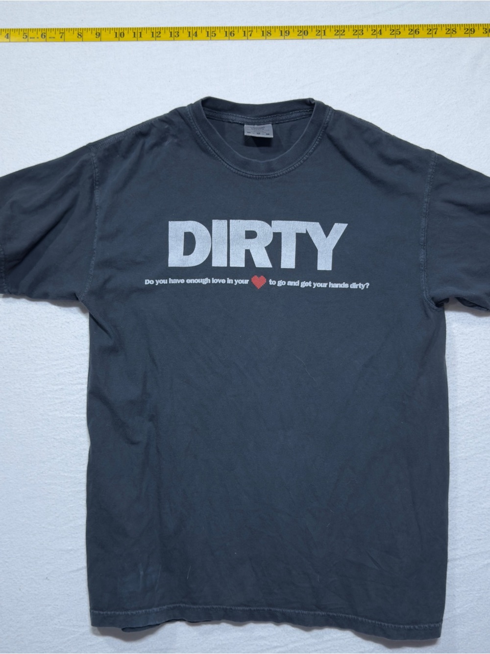 Black 'DIRTY' Graphic Tee - Men's Casual Crewneck grandson tour merch
